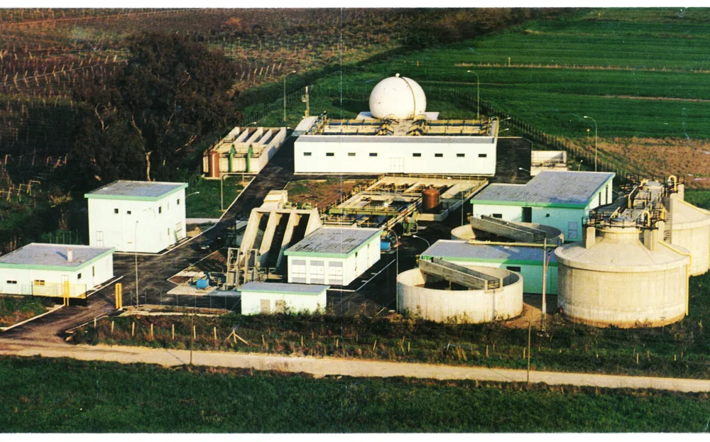 Aprilia wastewater treatment plant